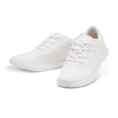 Merinos Sneaker Lace Up Merino Wool White Men